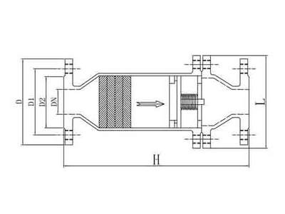 乙炔<a href='http://m.nsra.cn/Product/zhq/' target='_blank'><a href='http://m.nsra.cn/Product/zhq/' target='_blank'>阻火器</a></a>結(jié)構(gòu)圖